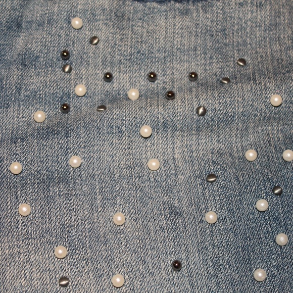 NWOT Who What Wear Straight Leg Pearl Jeans - Picture 7 of 8
